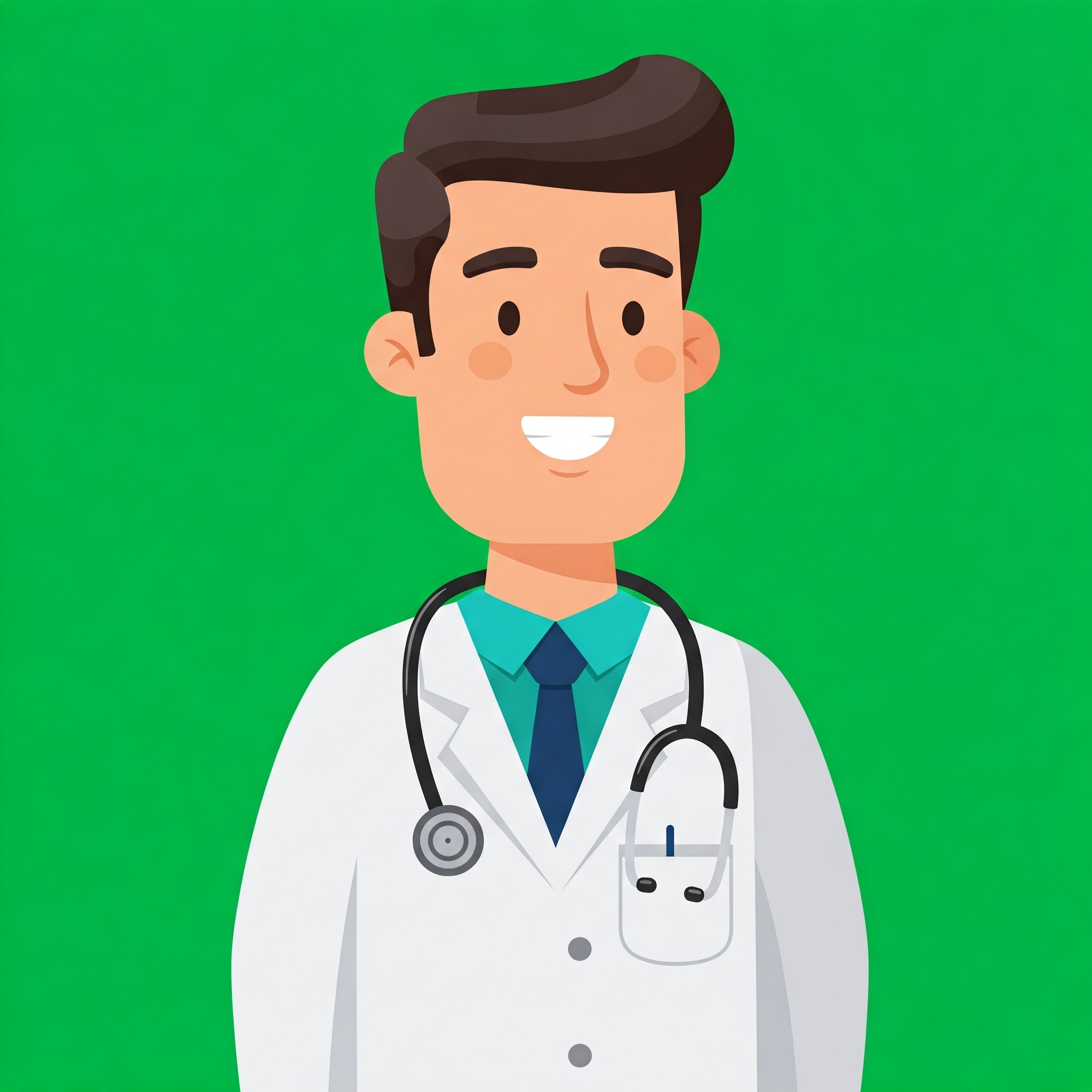 photo of Smiling Male Doctor Portrait